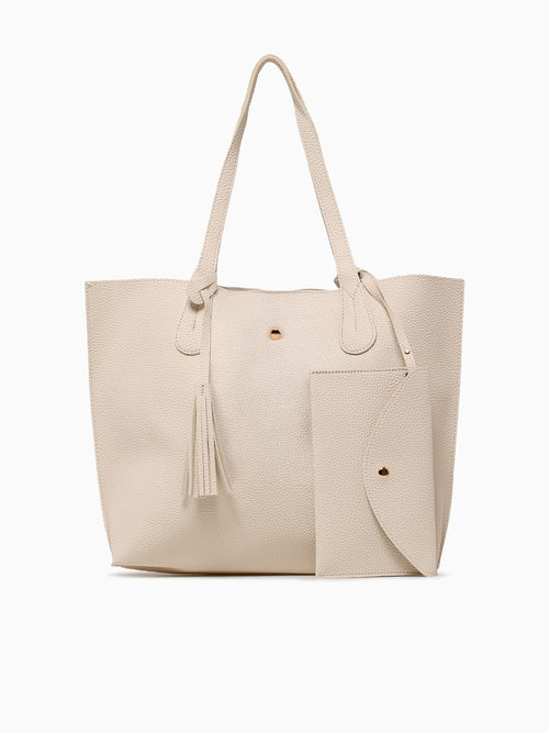 Simple Tote Off White Off White