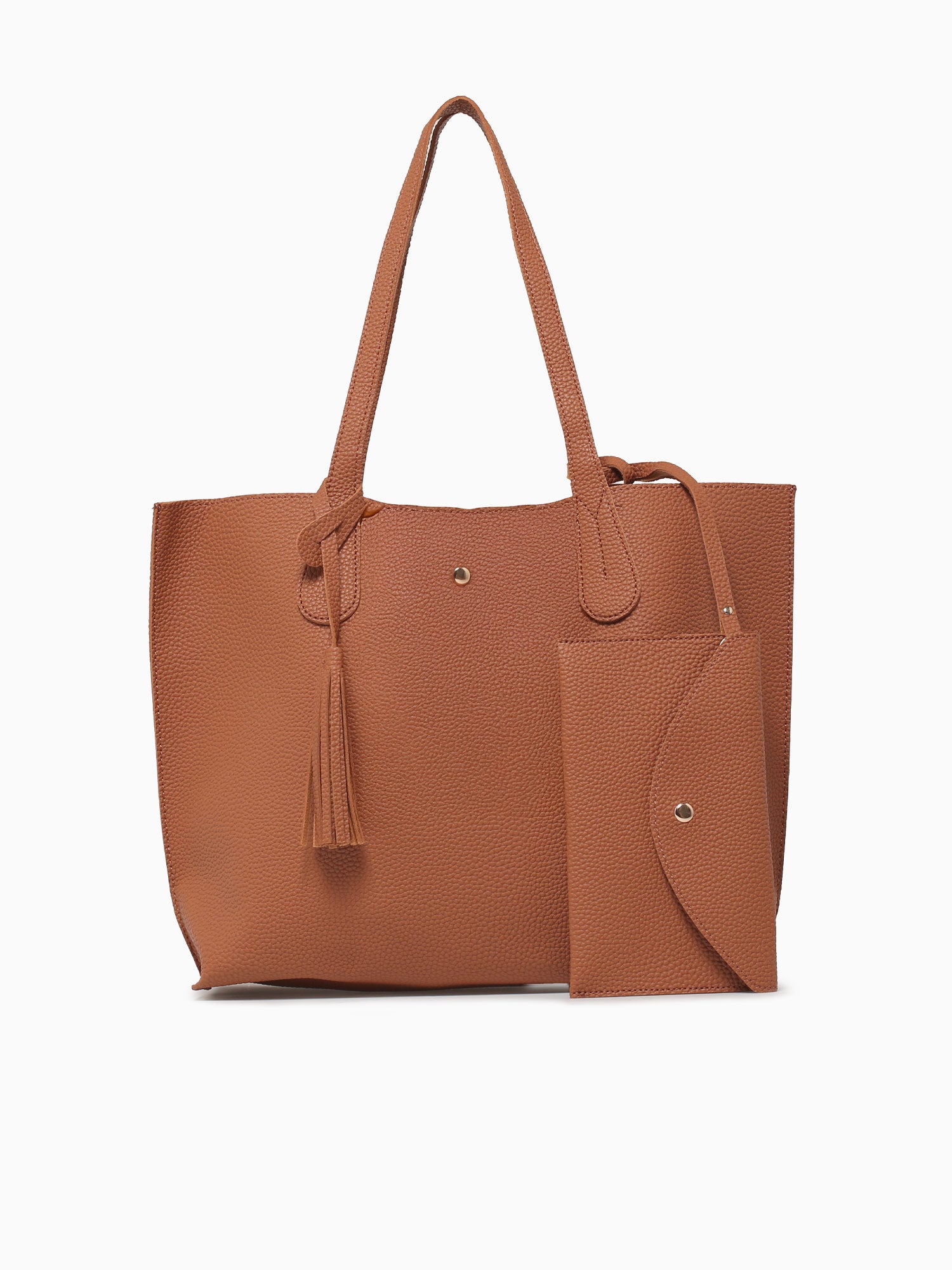 Simple Tote Tan Tan