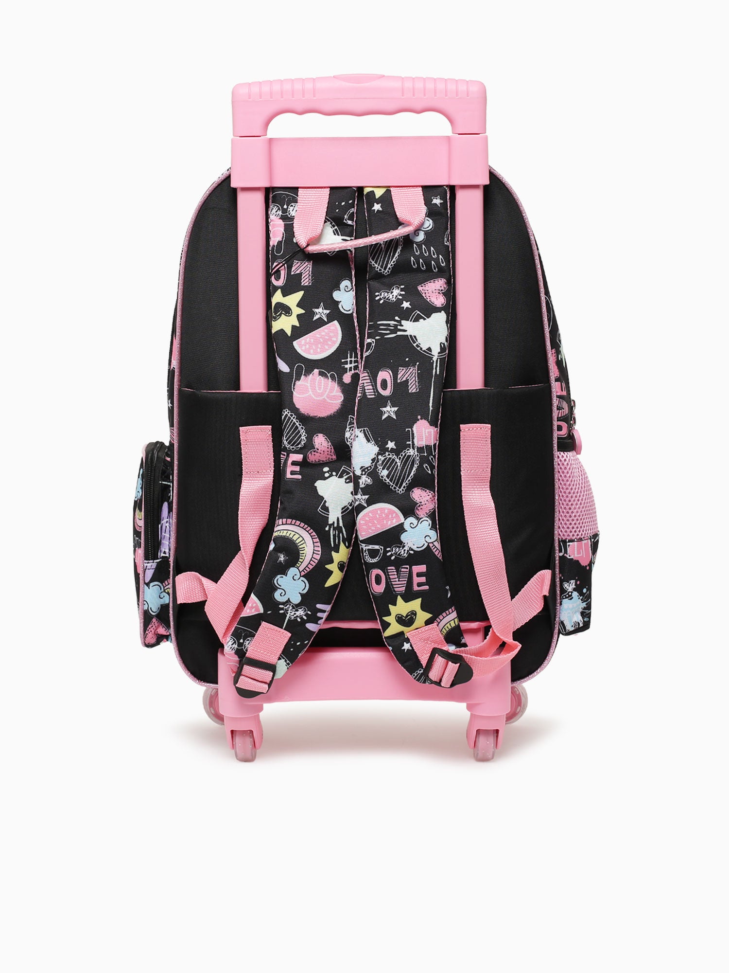 Cat Trolly Bag Black Black