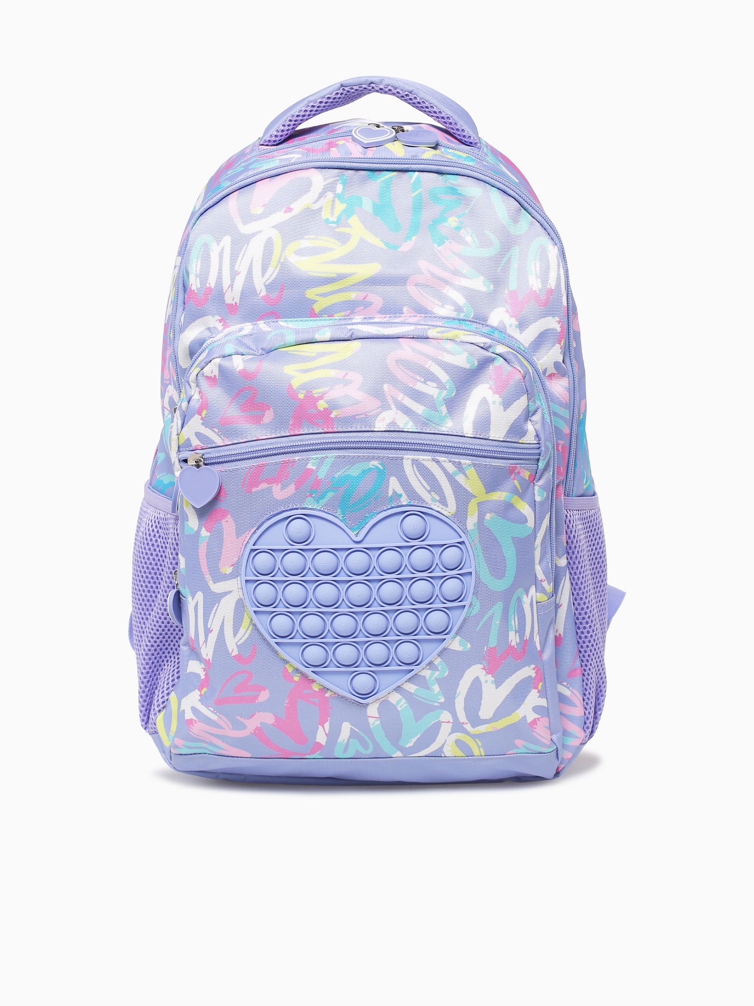 Heart Backpack Purple Purple