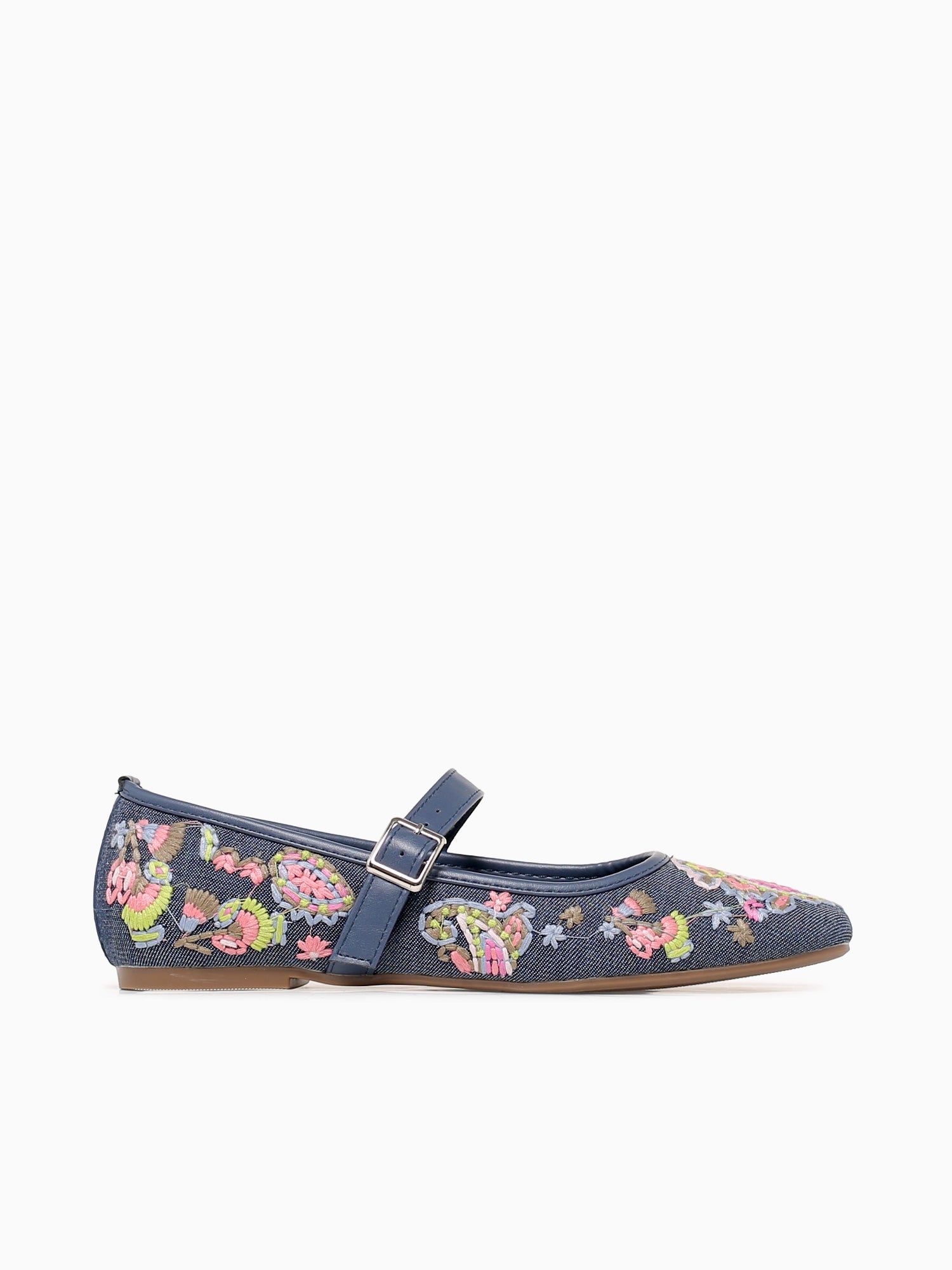 Vanessa Denim Floral Blue / 5 / M