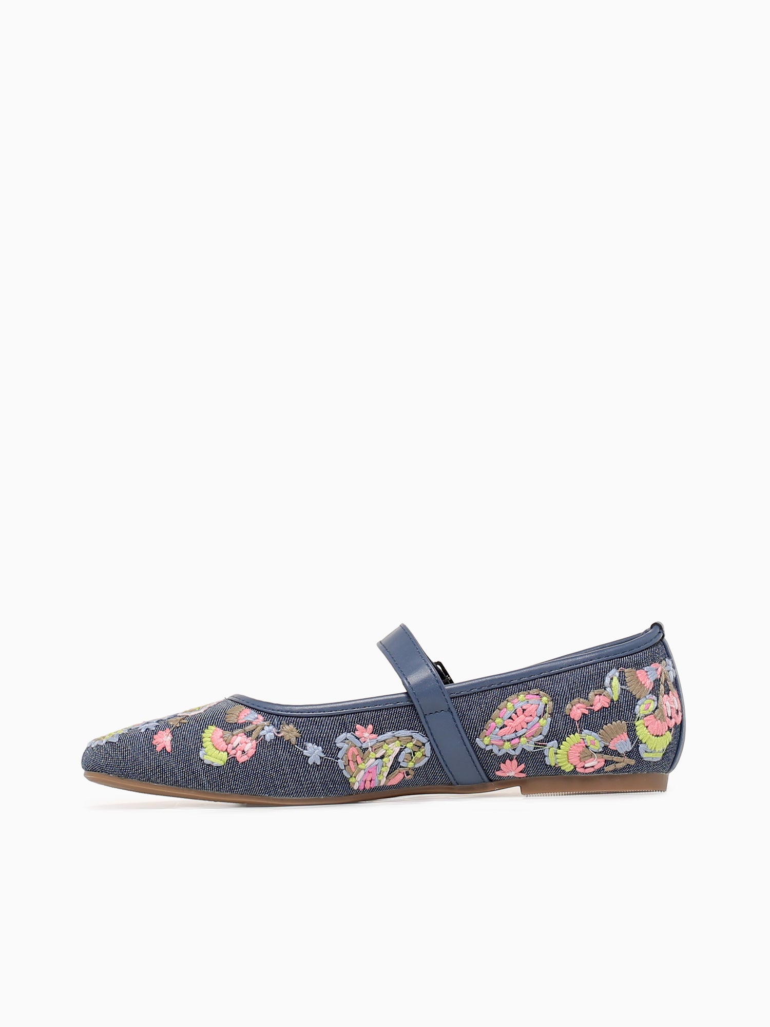 Vanessa Denim Floral Blue / 5 / M