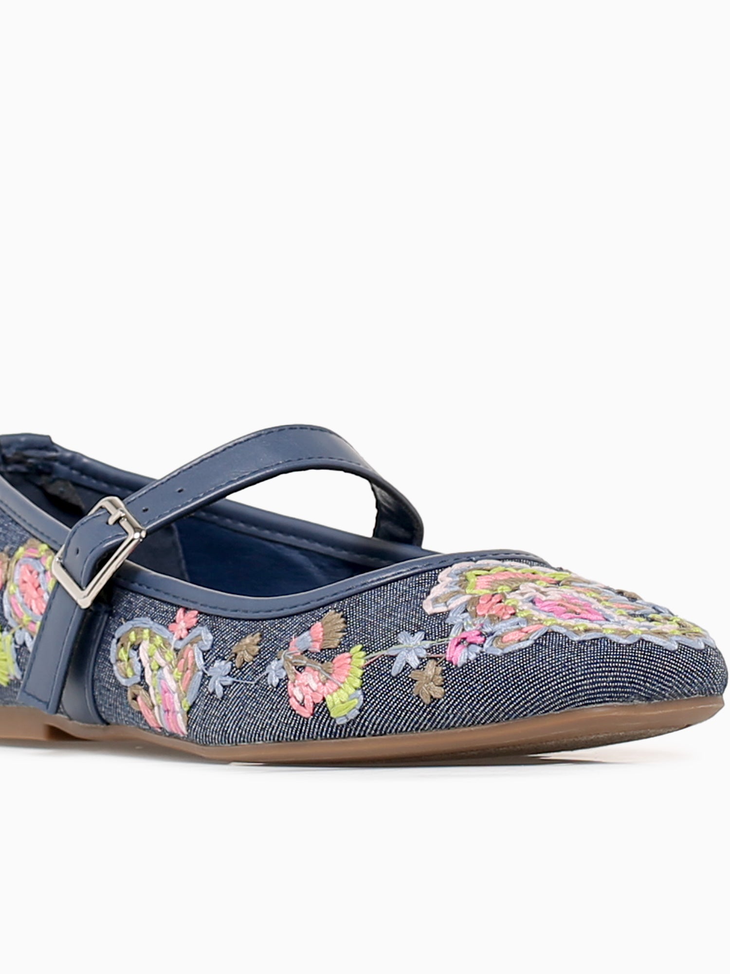 Vanessa Denim Floral Blue / 5 / M