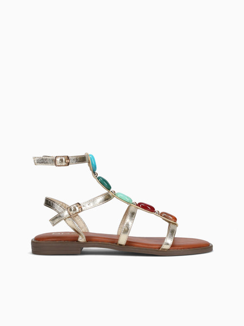 Leila Gold Metallic Gold / 5 / M