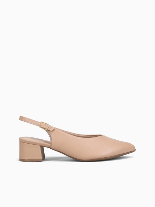 Paulette Nude Napa Taupe / 5 / M