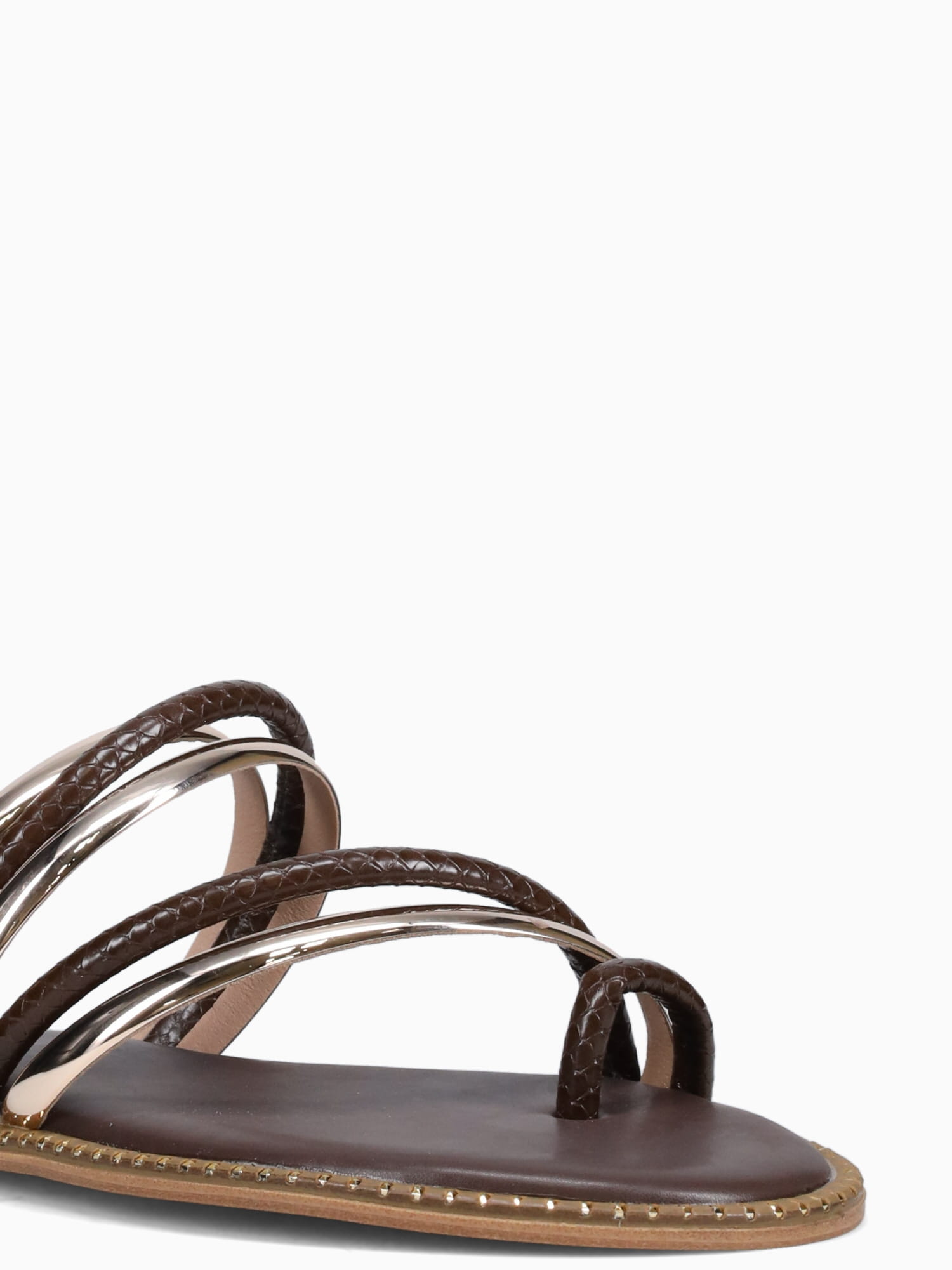 Ollie Brown Metallic Brown / 5 / M