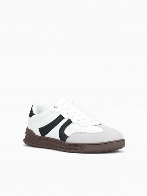 Emily White Black Soft White / 5 / M