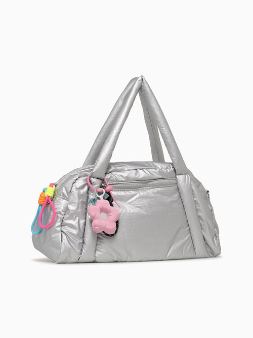Fatima Shoulder Bag Silver Silver