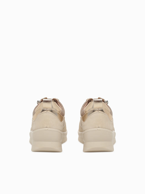 Dana Beige Gold Smooth Metallic Beige / 5 / M
