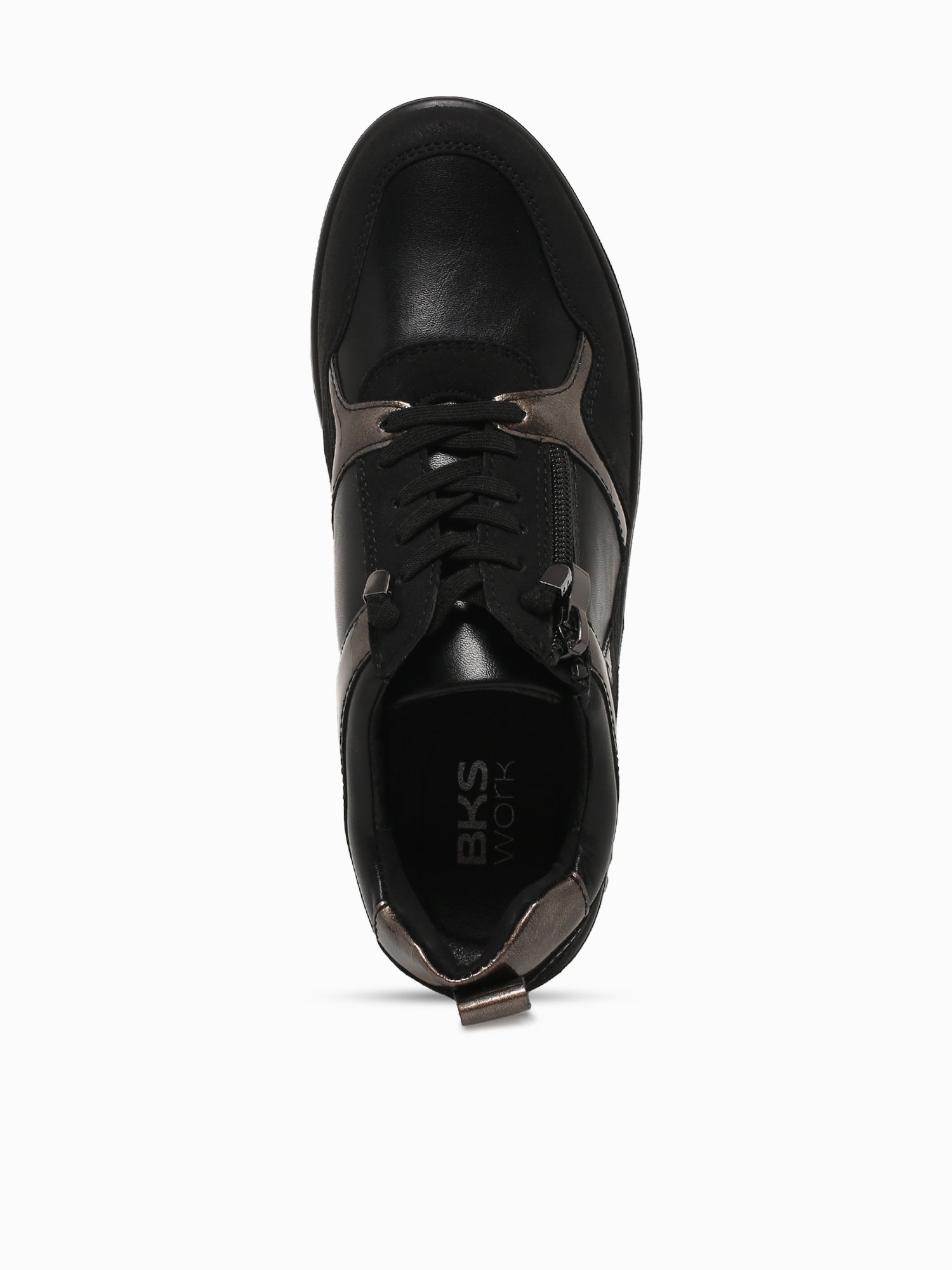 Dana Black Pewter Smooth Metallic Black / 5 / M