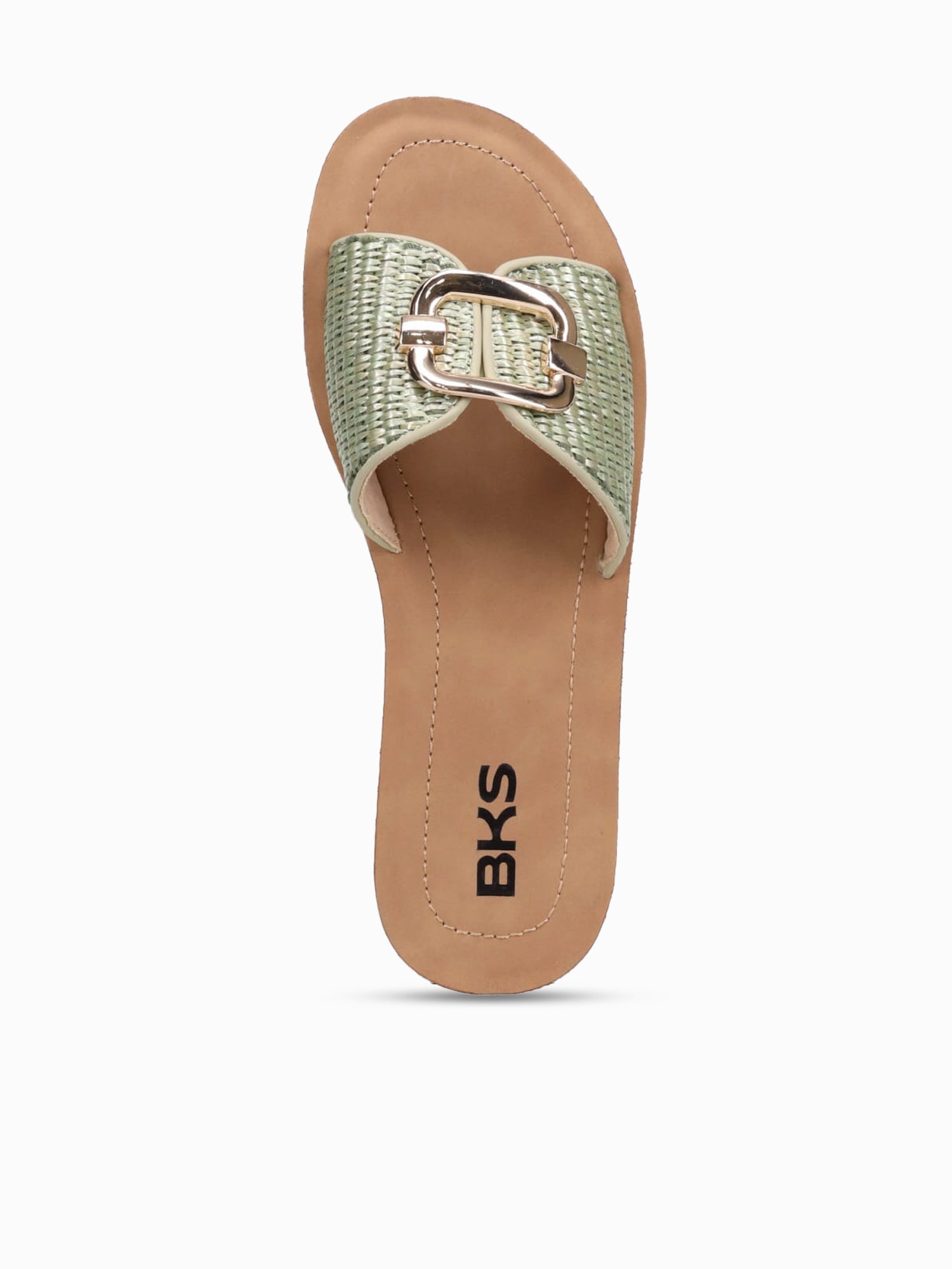 Lillith Green Raffia Green / 5 / M