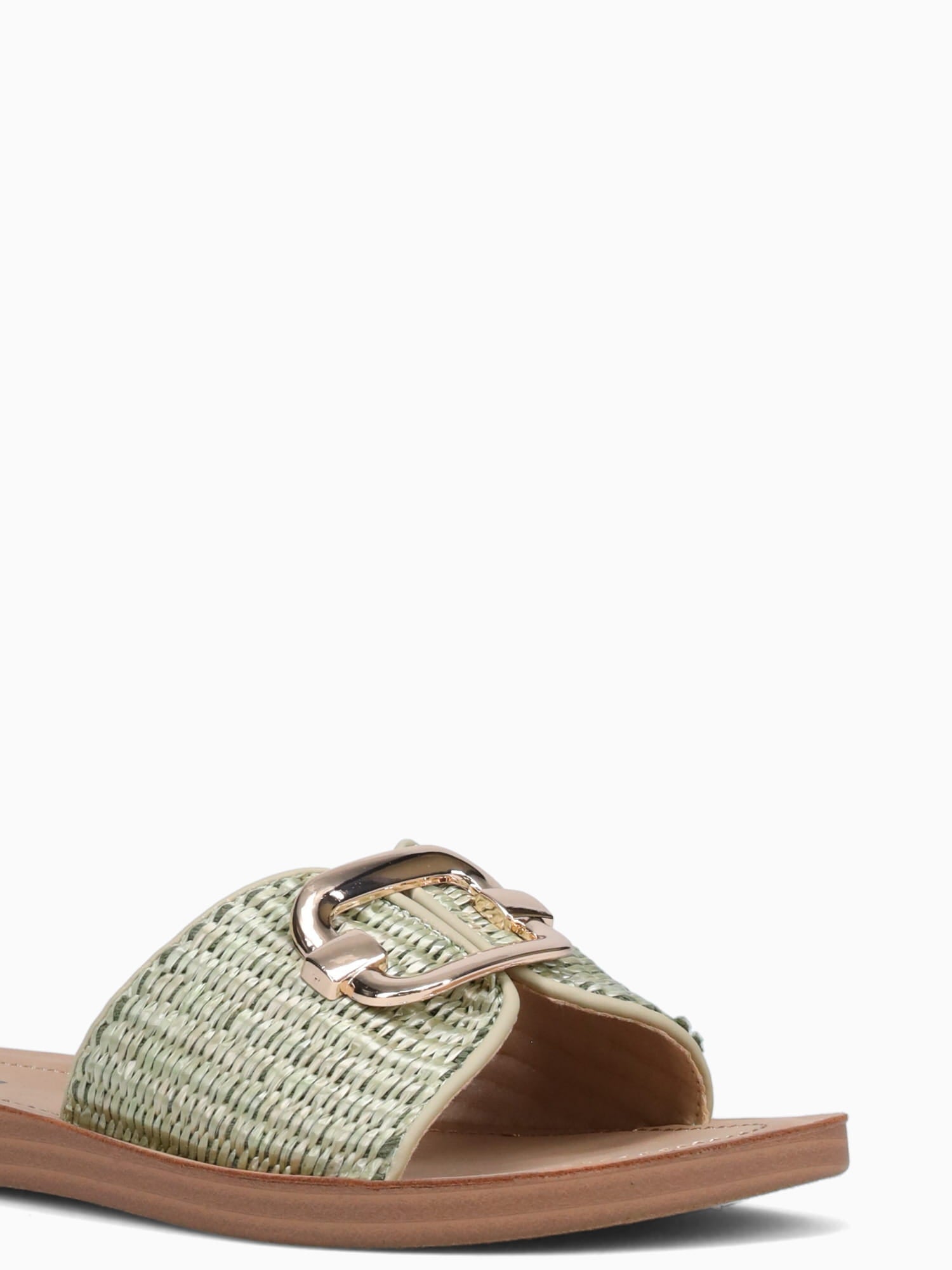 Lillith Green Raffia Green / 5 / M