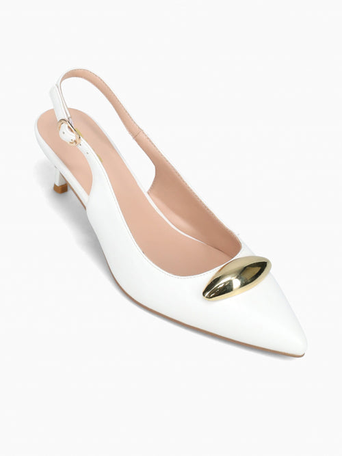 Giselle Off White Smooth Off White / 5 / M