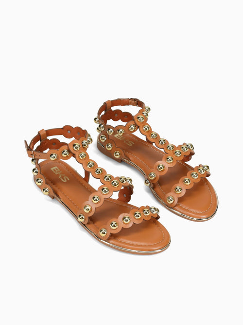 Pracie Brown Metallic Brown / 5 / M