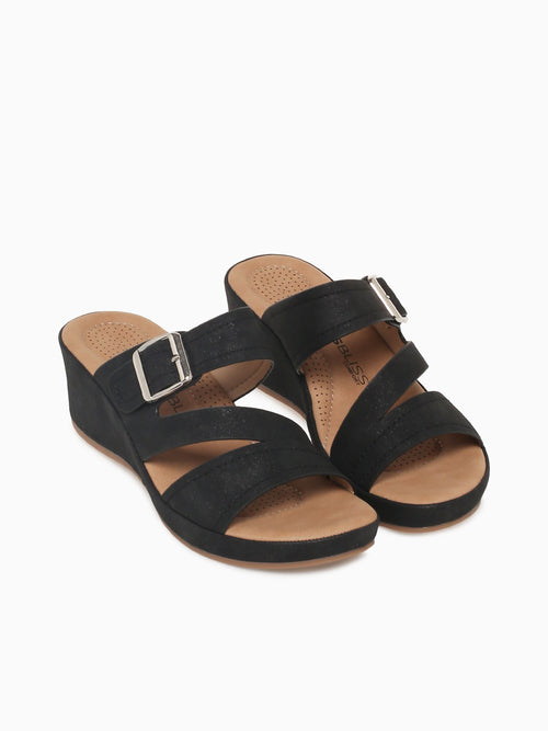 Pricilla Black Smooth Black / 5 / M