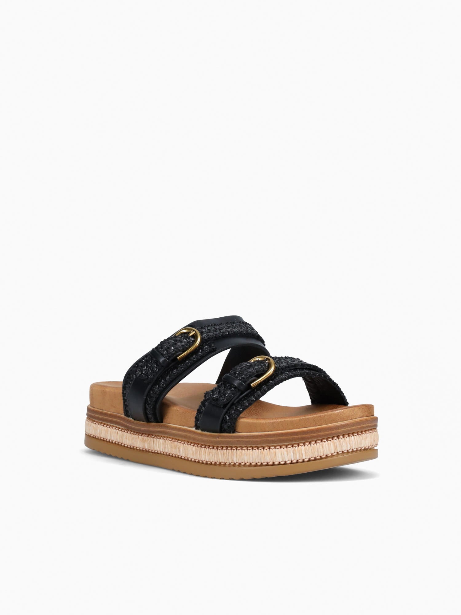 Derry Black Raffia Black / 5 / M