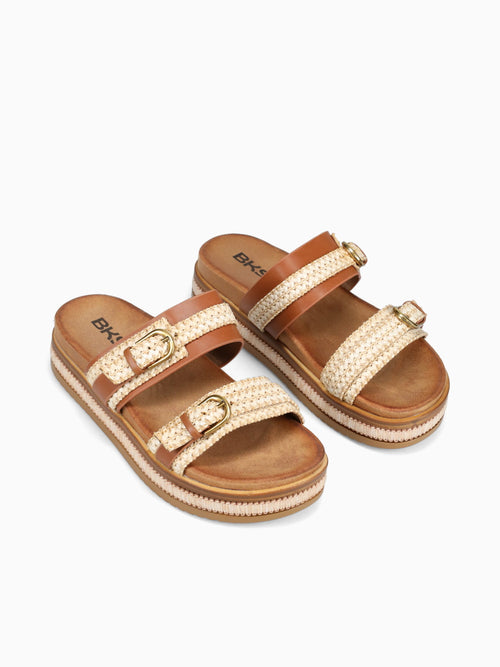 Derry Brown Raffia Brown / 5 / M