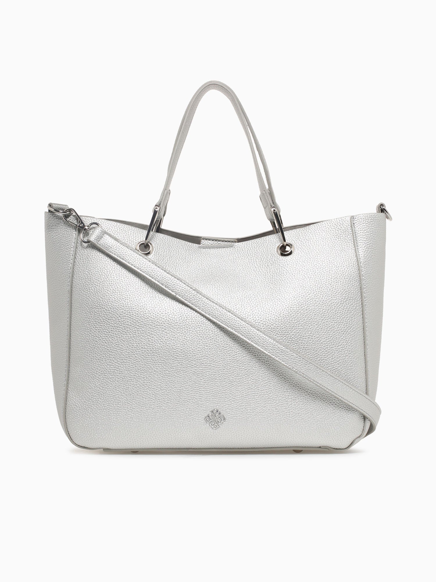 Emilia Top Handle Silver Silver