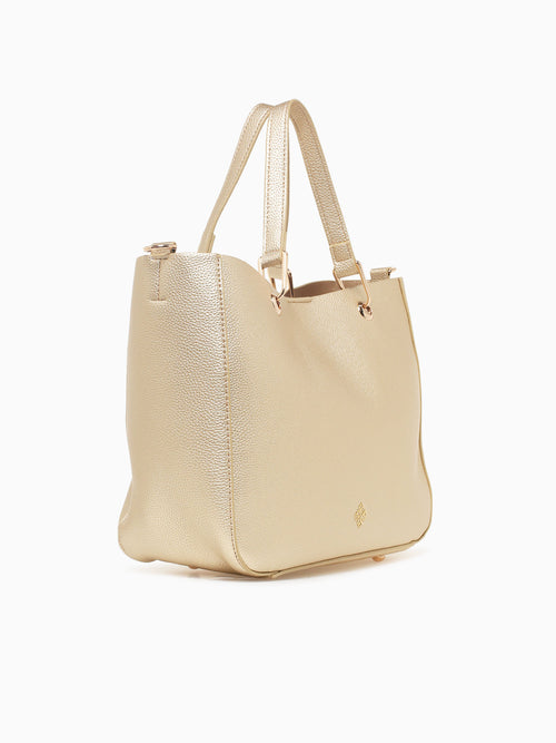 Emilia Top Handle Gold Gold