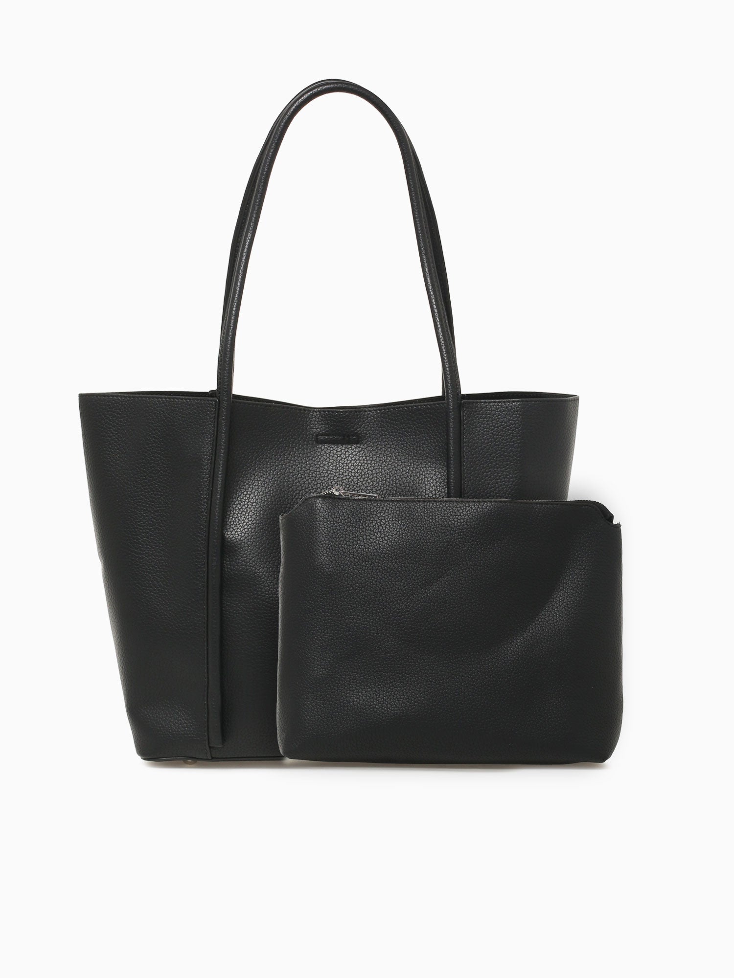 Pocket Tote Black Black