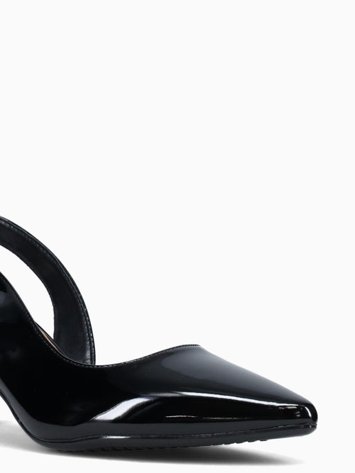 Claudette Black Patent Black / 5 / M
