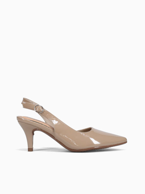 Claudette Taupe Patent Taupe / 5 / M