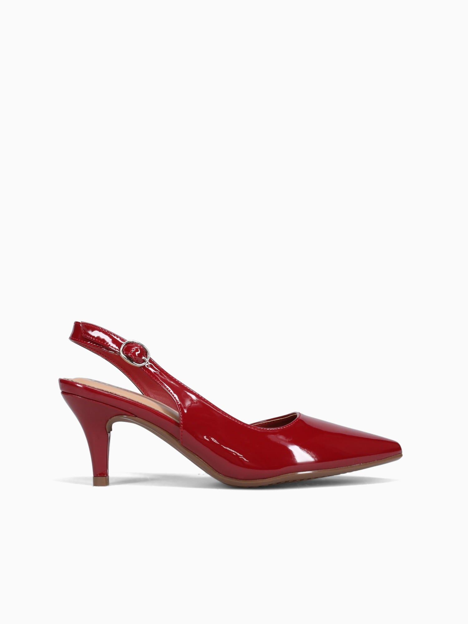 Claudette Burgundy Patent Wine / 5 / M
