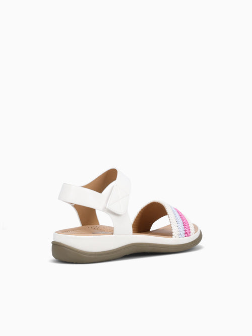 Sky White Braided White / 5 / M