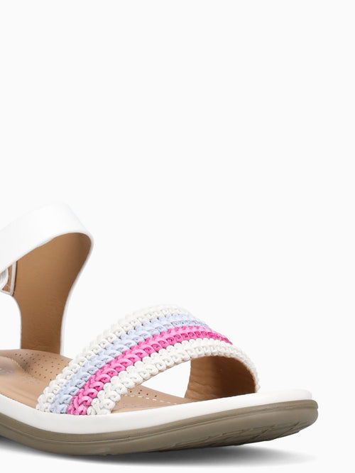 Sky White Braided White / 5 / M