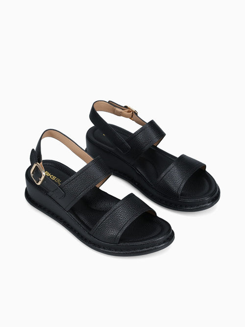 Sienna Black Smooth Black / 5 / M