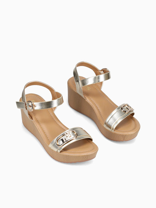 Miranda Gold Metallic Gold / 5 / M