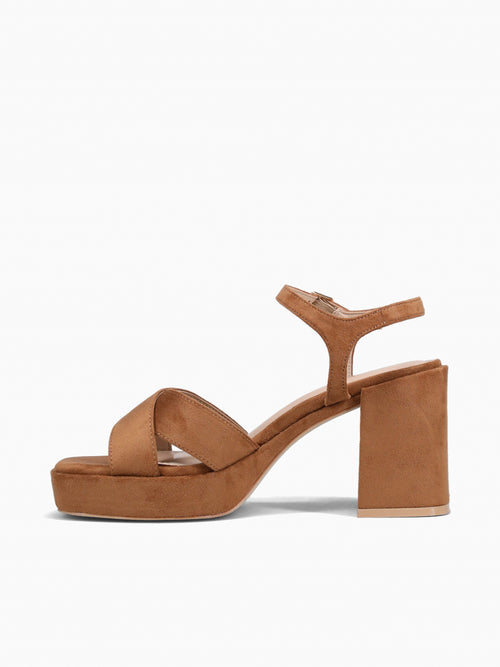 Elizabeth Camel Suede Tan / 5 / M