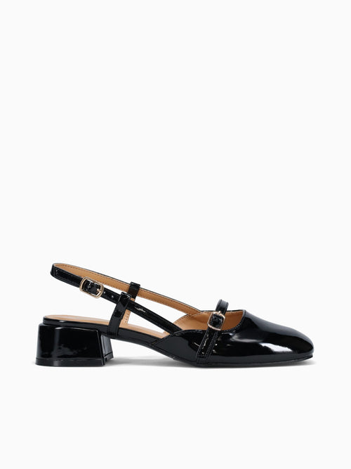 Francine Black Patent Black / 5 / M