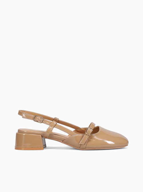 Francine Taupe Patent Taupe / 5 / M