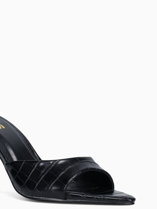 Katje Black Croco Black / 5 / M