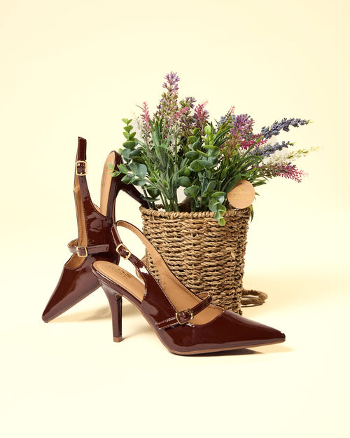 Sicilia Dark Brown Patent