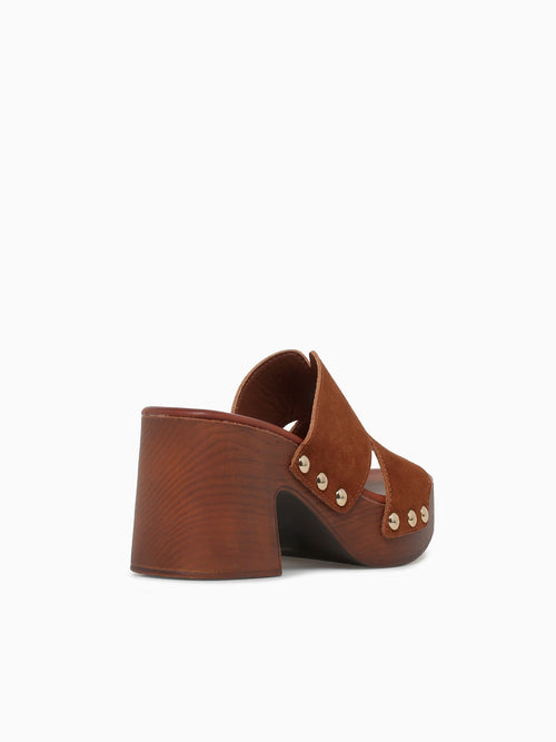 Shayna Brown Suede Dark Brown / 5 / M