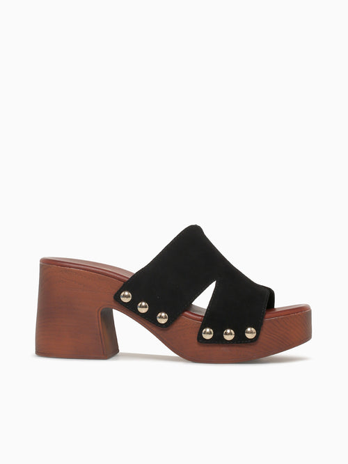 Shayna Black Suede Black / 5 / M