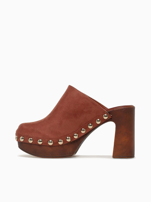 Paulee Brown Suede Dark Brown / 5 / M