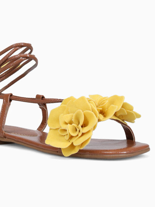 Margarita Yellow Caramelo Suede Yellow / 5 / M