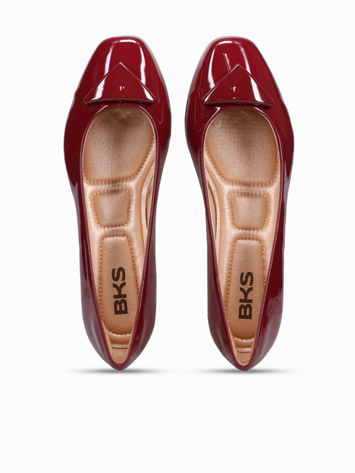 Lana Burgundy Verniz Wine / 5 / M