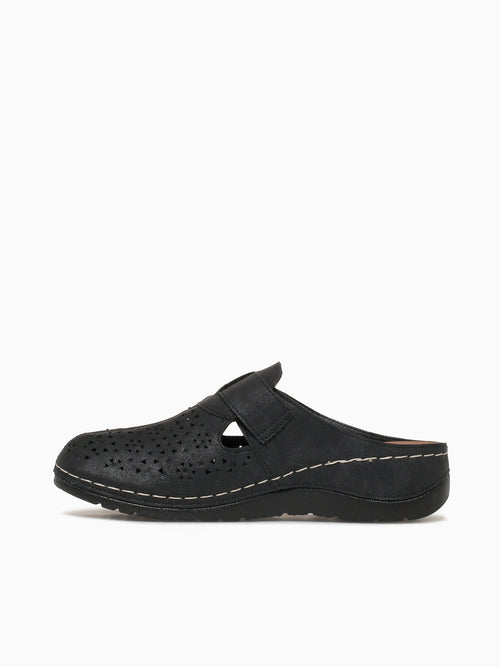 Heleina Black Smooth Black / 5 / M