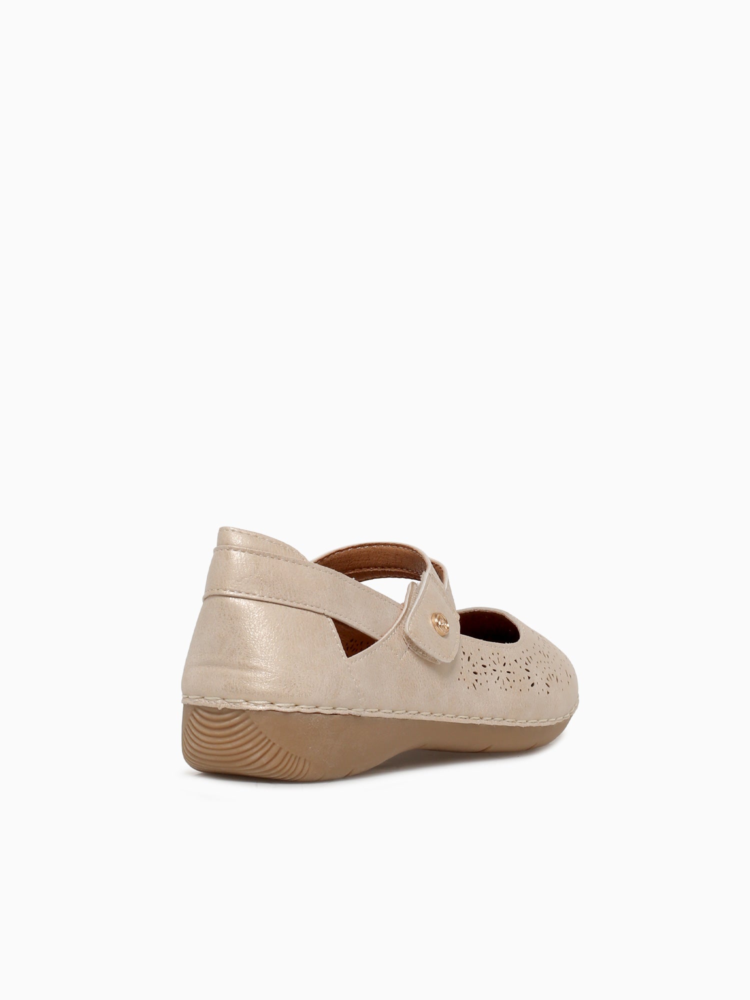 Itzel Light Gold Smooth Gold / 5 / M