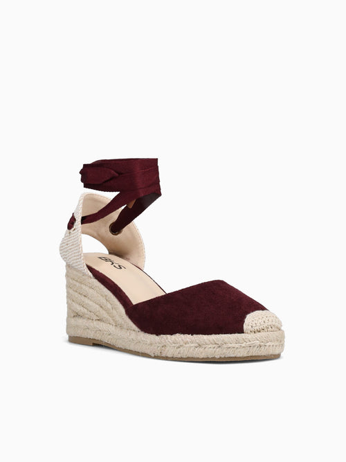 Ciara Burgundy Suede Wine / 5 / M