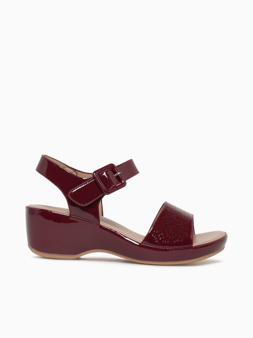 Nala Burgundy Patent Wine / 5 / M