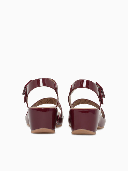 Nala Burgundy Patent Wine / 5 / M