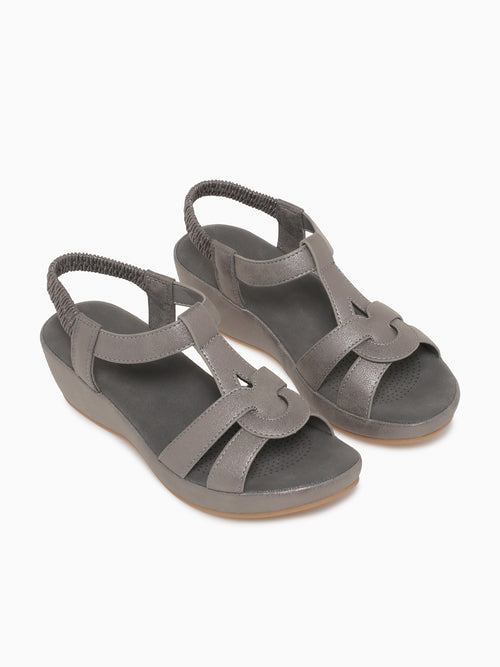 Olivia Pewter Metallic Pewter / 5 / M