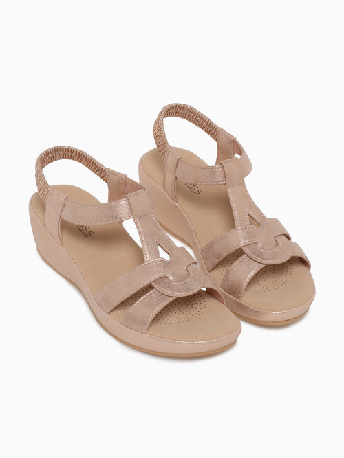 Olivia Rose Gold Metallic Rose Gold / 5 / M