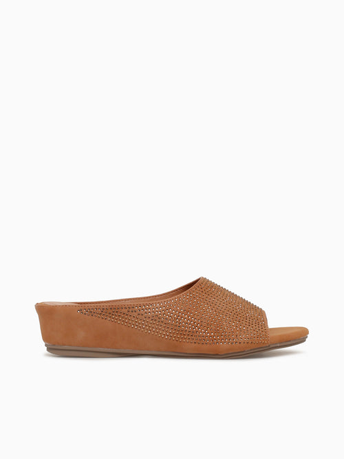 Janine Camel Gold Metallic Tan / 5 / M