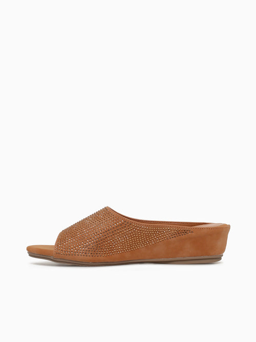 Janine Camel Gold Metallic Tan / 5 / M